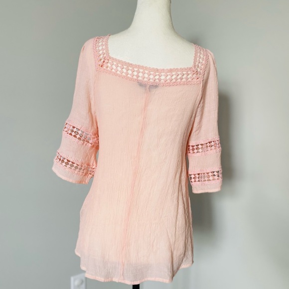 Unique Spectrum 3/4 Sleeve Blouse - Picture 3 of 5